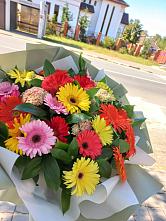 Букет цветов из:  Герберы #REPLACE_PRED# Вышкове